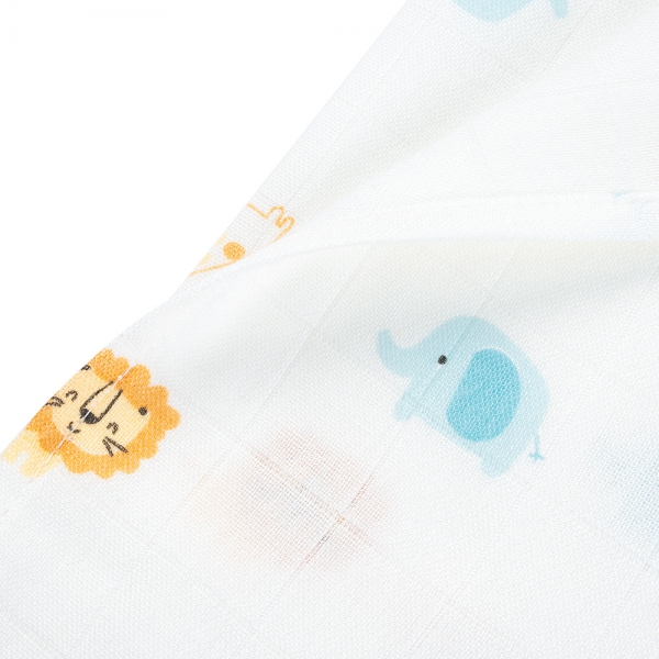 Khăn gạc tắm sợi tre 2 lớp Animo T2304_NBA005 (60x120cm,1 cái) (giao màu ngẫu nhiên)