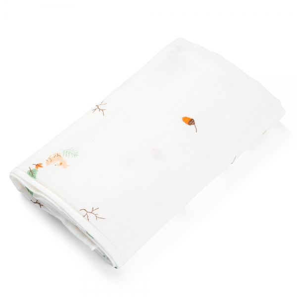 Khăn gạc tắm sợi tre 2 lớp Animo T2304_NBA005 (60x120cm,1 cái) (giao màu ngẫu nhiên)