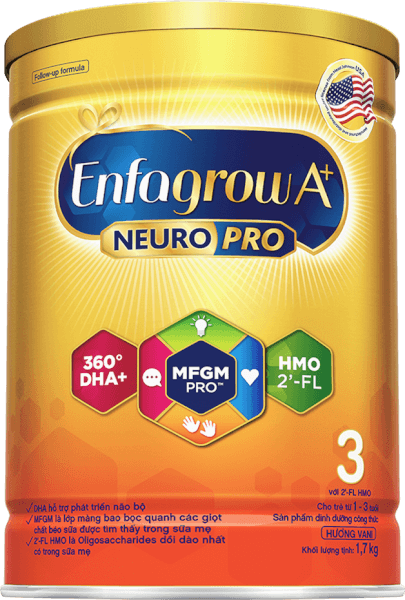 Sữa Enfagrow A+ số 3 1700g (1-3 tuổi) 2Flex