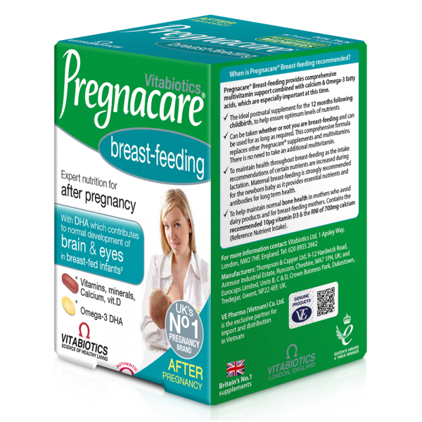 Thực phẩm bảo vệ sức khỏe PREGNACARE BREAST-FEEDING