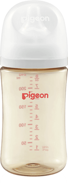 Bình Sữa Pigeon PPSU Softouch Baby-Friendly World 240ml (M)