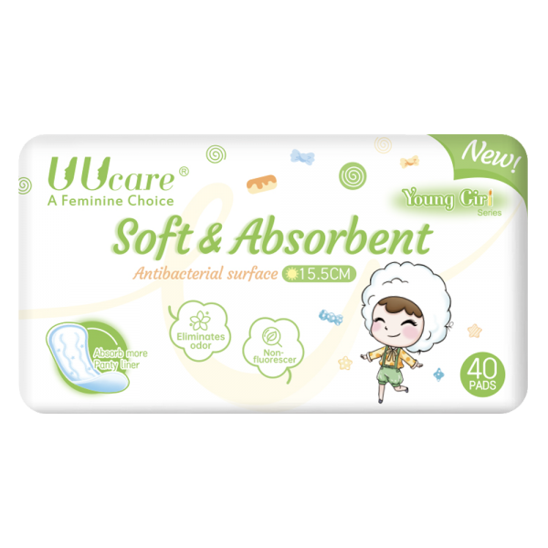 BVS UUCare hàng ngày Young Girl 15cm (40 miếng)