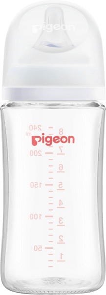Bình Sữa Pigeon Thủy Tinh Softouch Baby Friendly World (240ml,M)