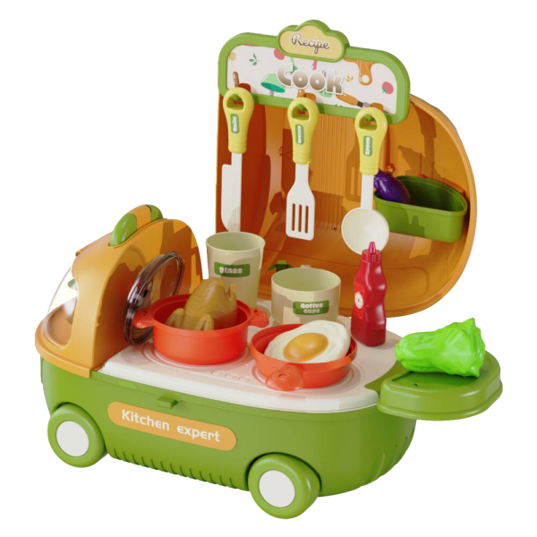 Xe ô tô 2in1 mô phỏng nhà bếp kèm phụ kiện CY632396 C503