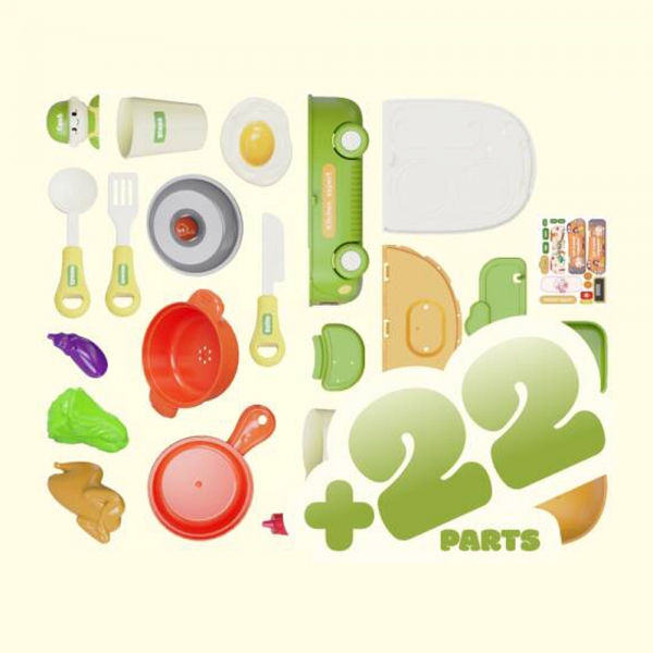 Xe ô tô 2in1 mô phỏng nhà bếp kèm phụ kiện CY632396 C503