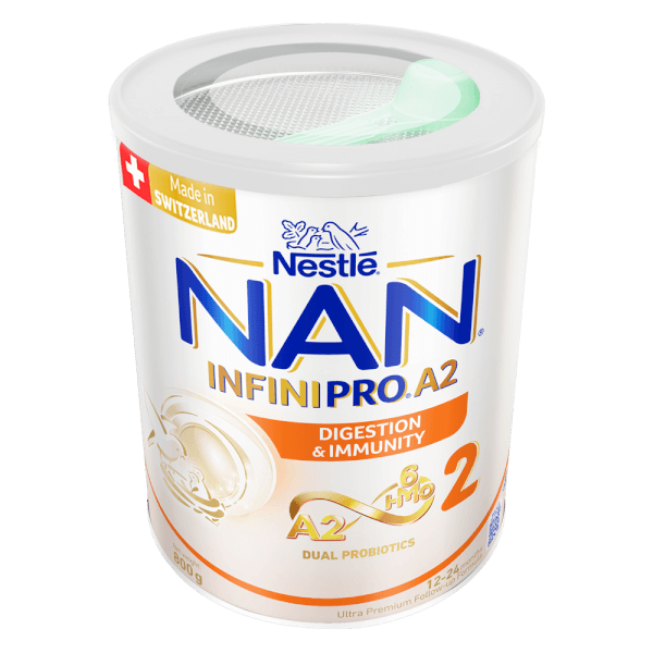 Sữa Nestlé NAN INFINIPRO A2 số 2 800g (6HMO) (1-2 tuổi)