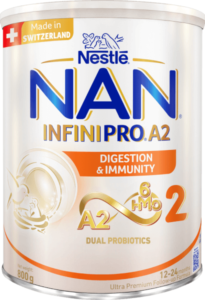 Sữa Nestlé NAN INFINIPRO A2 số 2 800g (6HMO) (1-2 tuổi)