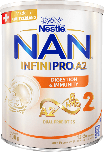 Sữa Nestlé NAN INFINIPRO A2 số 2 400g (6HMO) (1-2 tuổi)