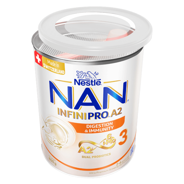 Sữa Nestlé NAN INFINIPRO A2 số 3 800g (6HMO) (2-6 tuổi)