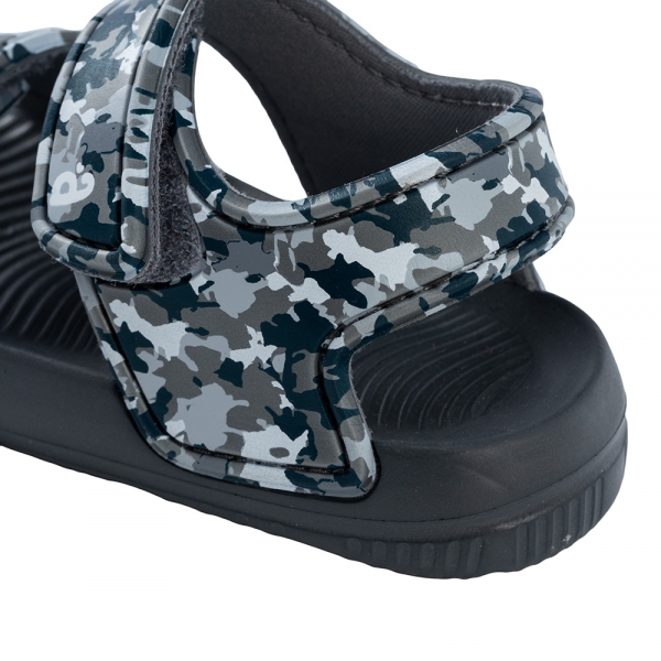 Sandal bé trai Animo A2504_JK003 (17,Xám xanh)