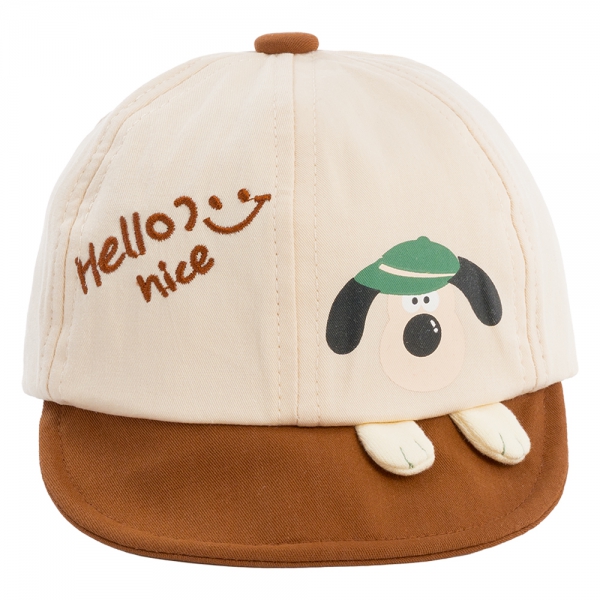 Nón lưỡi trai bé trai 1-3Y Animo A2506_MN033 (48cm,Nâu-Trắng)