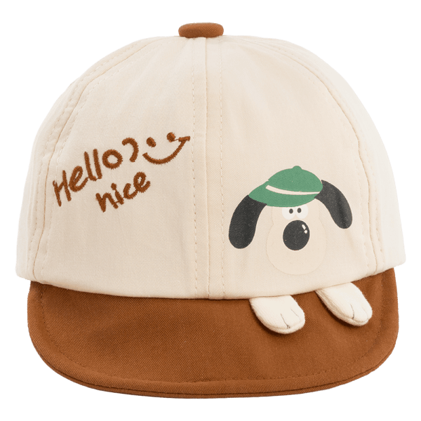 Nón lưỡi trai bé trai 1-3Y Animo A2506_MN033 (48cm,Nâu-Trắng)