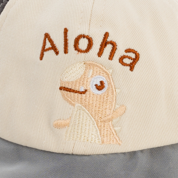 Nón lưỡi trai khăn voan bé trai 0-12M Animo A2506_MN036 (46cm,Xám-Kem)