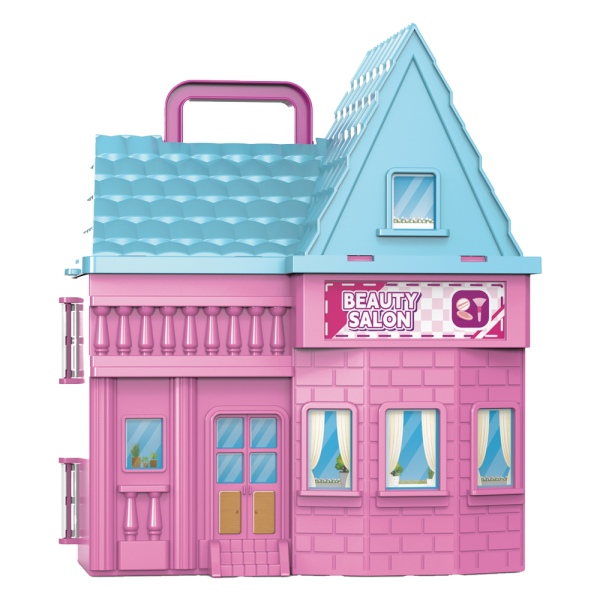 Ngôi nhà xinh xắn kèm phụ kiện nhập vai làm tóc RFD622564 C504 (Hồng)