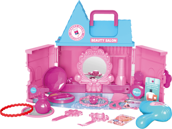 Ngôi nhà xinh xắn kèm phụ kiện nhập vai làm tóc RFD622564 C504 (Hồng)