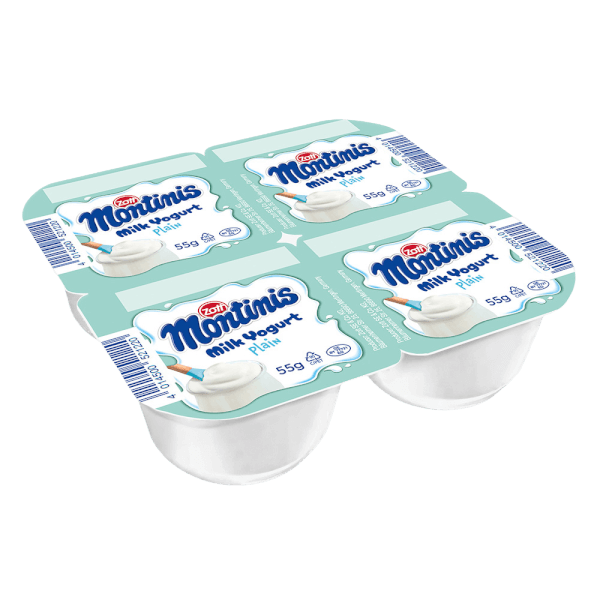 Sữa chua Zott Montinis vị nguyên bản 4*55g