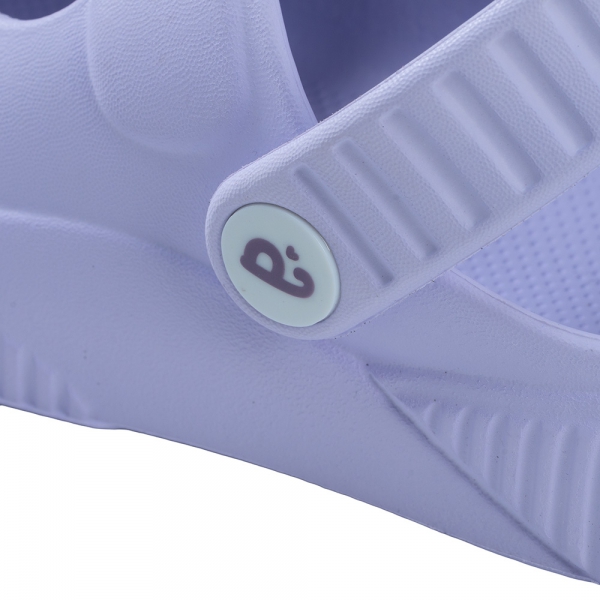 Dép sục bé gái Animo A2506_MN002 (19,Tím nhạt)