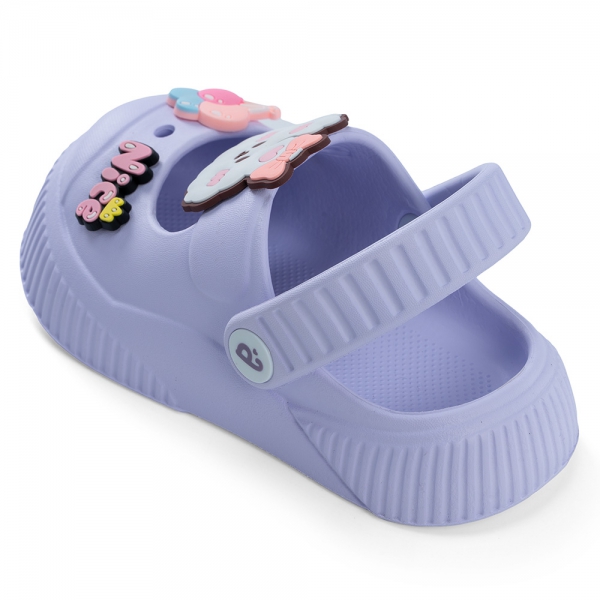 Dép sục bé gái Animo A2506_MN002 (19,Tím nhạt)