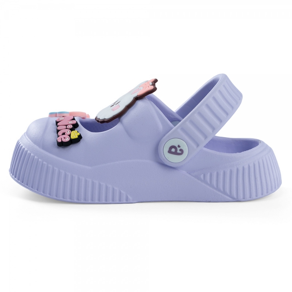 Dép sục bé gái Animo A2506_MN002 (19,Tím nhạt)