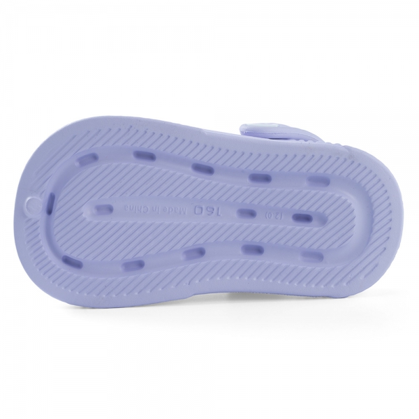 Dép sục bé gái Animo A2506_MN002 (19,Tím nhạt)