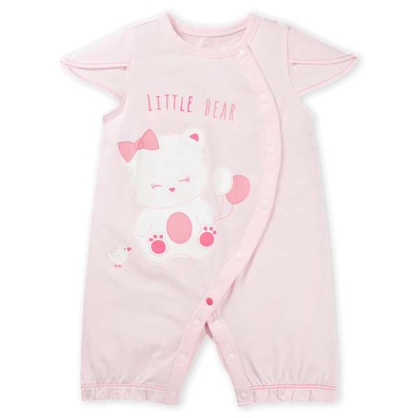 Bodysuit bé gái đùi Animo VD0525009 (0-12M,Hồng,NN02)