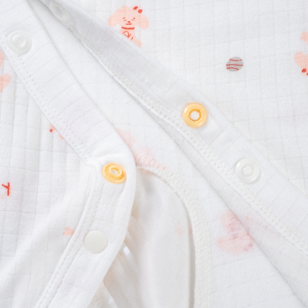 Set 2 bodysuit rayon chống muỗi dài Animo VD0825031 (0-3M,Hồng-dâu,TT06)