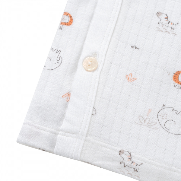 Set 2 bộ rayon chống muỗi dài Animo VD0825025 (0-24M,Be-xám,NN06)