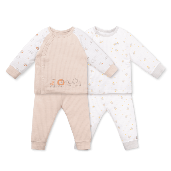 Set 2 bộ rayon chống muỗi dài Animo VD0825026 (0-24M,Be-xám,NN06)