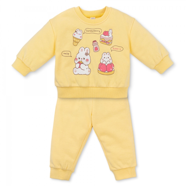 Bộ đông bé gái dài Animo ST0825003 (1-4Y,Vàng,TT01)