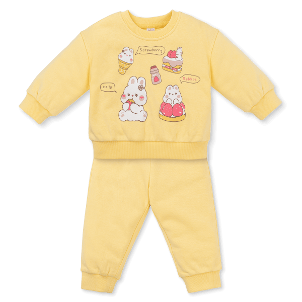 Bộ đông bé gái dài Animo ST0825003 (1-4Y,Vàng,TT01)