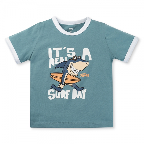 Bộ bé trai áo tay ngắn quần ngắn Animo easy (1-4Y) HN0725026