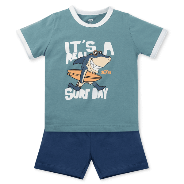 Bộ bé trai áo tay ngắn quần ngắn Animo easy (1-4Y) HN0725026