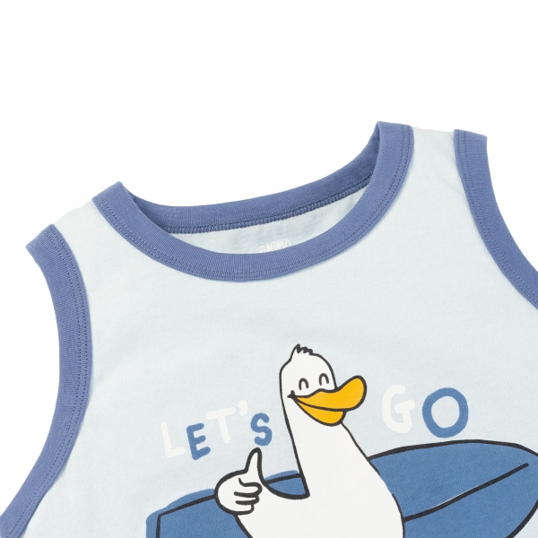 Bộ bé trai áo sát nách quần ngắn Animo easy (1-4Y) HN0725019