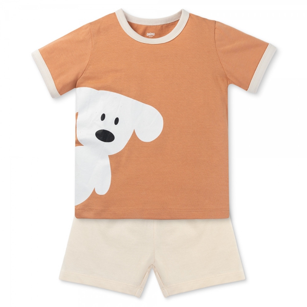 Bộ bé trai áo tay ngắn quần ngắn Animo easy (1-4Y) HN0725016