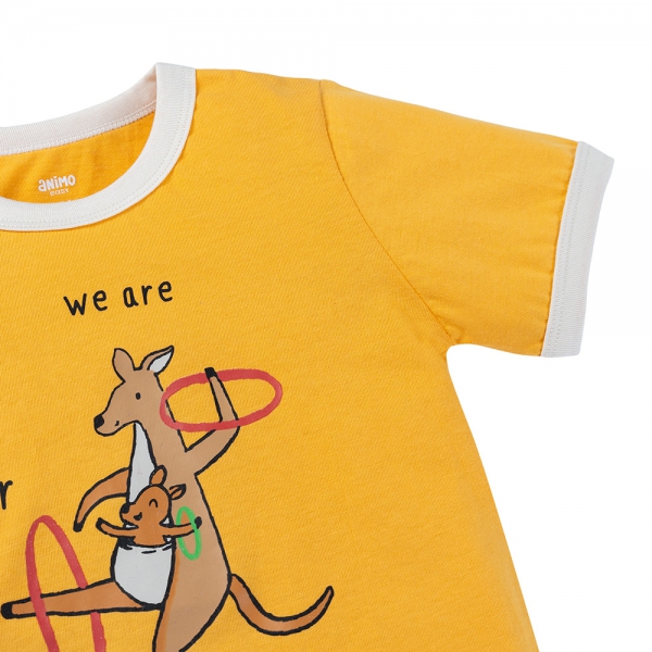 Bộ bé trai áo tay ngắn quần ngắn Animo easy (1-4Y) HN0725014