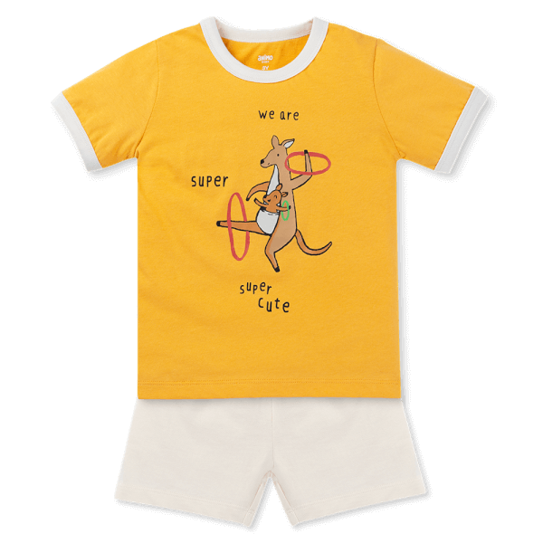 Bộ bé trai áo tay ngắn quần ngắn Animo easy (1-4Y) HN0725014