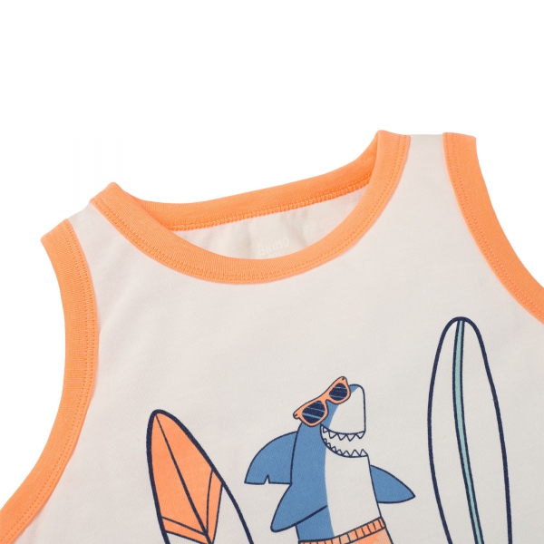 Bộ bé trai áo tay ngắn quần ngắn Animo easy (1-4Y) HN0725031