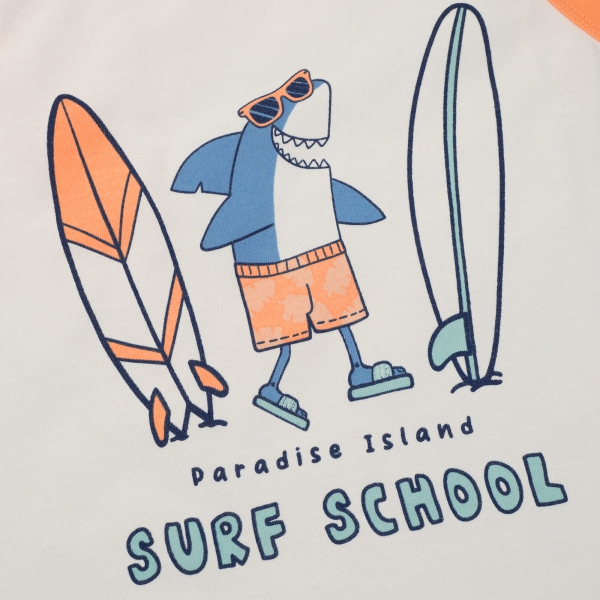 Bộ bé trai áo tay ngắn quần ngắn Animo easy (1-4Y) HN0725031