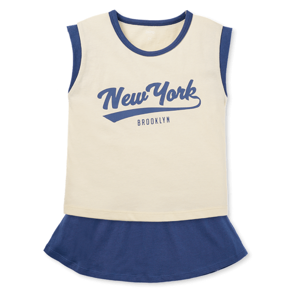 Bộ bé gái áo sát nách chân váy Animo easy (1-4Y) LU0725037