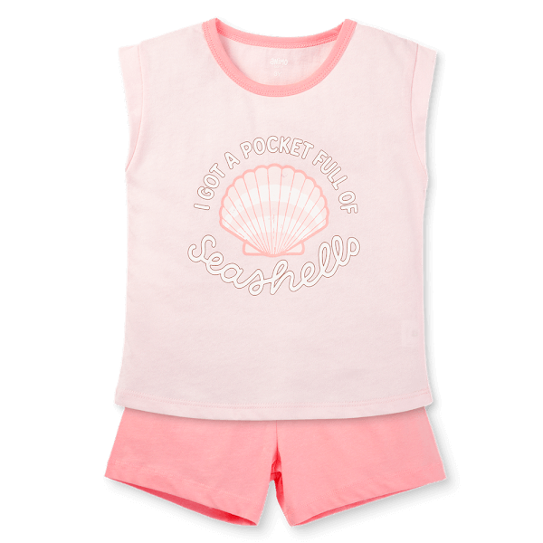 Bộ bé gái áo sát nách quần ngắn Animo easy (1-4Y) LU0725033