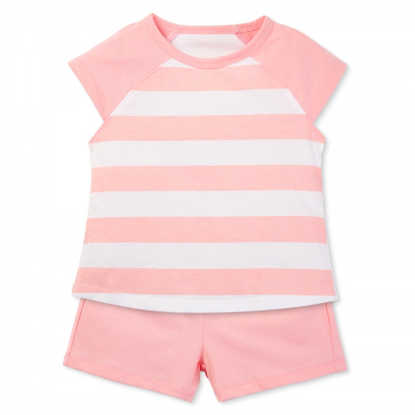 Bộ bé gái áo tay ngắn quần ngắn Animo easy (1-4Y) TX0825053