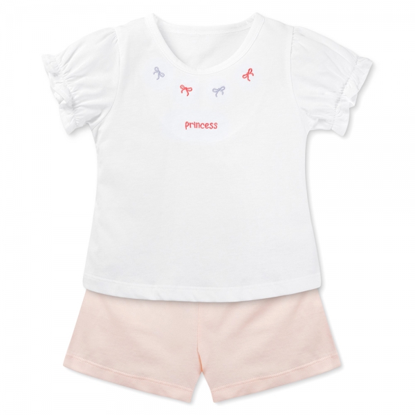 Bộ bé gái áo tay ngắn quần ngắn Animo easy (1-4Y) TX0825062