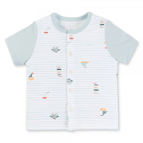 Set 2 Bộ kháng khuẩn Modal ngắn Animo VD0725004 (0-3M,Lá-trắng,NN06)