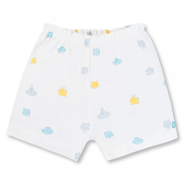 Set 2 bộ rayon chống muỗi ngắn Animo VD0825024 (0-24M,Xanh -trắng,TT06)