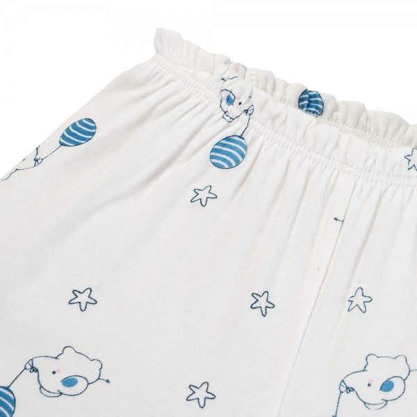 Set 2 Bộ kháng khuẩn Modal ngắn Animo VD0725003 (0-3M,Biển-trắng,DD05)