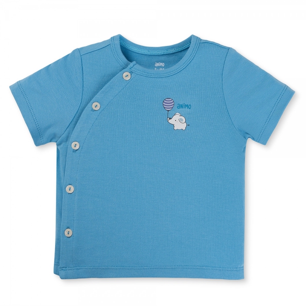 Set 2 Bộ kháng khuẩn Modal ngắn Animo VD0725003 (0-3M,Biển-trắng,DD05)