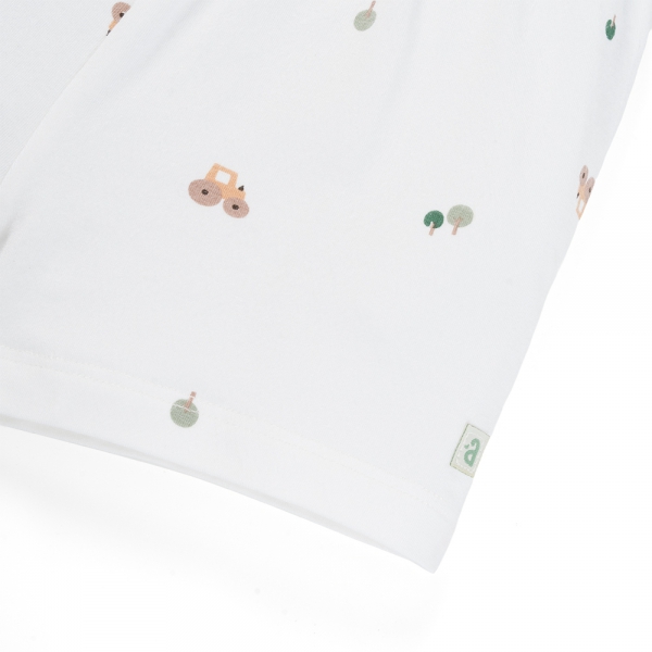 Set 2 Bộ kháng khuẩn Modal ngắn Animo BMC0625001 (0-24M,Lá-trắng,DD06)