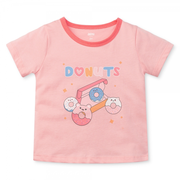 Bộ bé gái áo tay ngắn chân váy Animo easy (1-4Y) TX0625025