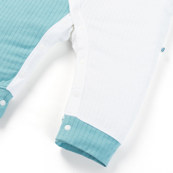 Set 2 bodysuit rayon chống muỗi dài Animo VD0825029 (0-12M,Lá-xanh,TT06)