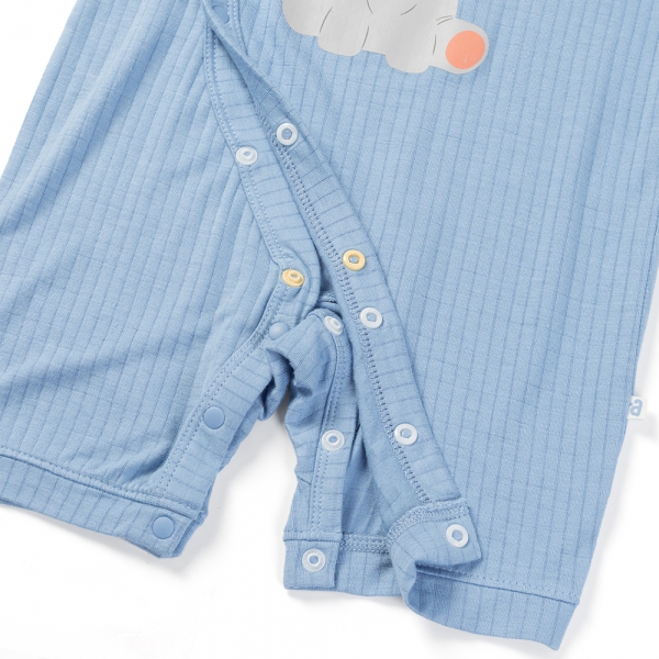 Set 2 bodysuit rayon chống muỗi đùi Animo VD0825027 (0-12M,Vàng-xanh,TT06)